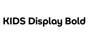 KIDS Display Bold Font