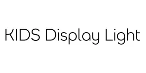 KIDS Display Light Font