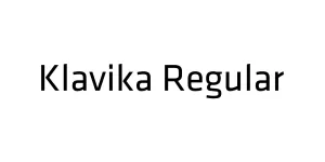 Klavika Regular Font