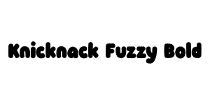 Knicknack Fuzzy Bold Font
