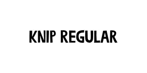 Knip Regular Font