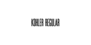 Kohler Regular Font