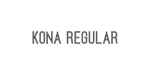Kona Regular Font