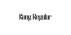 Kong Regular Font