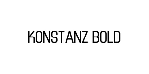 Konstanz Bold Font