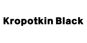 Kropotkin Black Font