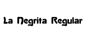 La Negrita Regular Font