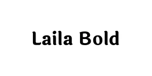 Laila Bold Font