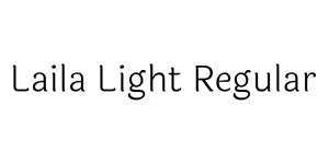 Laila Light Regular Font