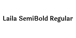 Laila SemiBold Regular Font