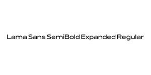 Lama Sans SemiBold Expanded Regular Font