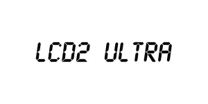 LCD2 Ultra Font