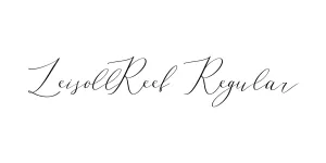 LeisollReef Regular Font