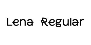Lena Regular Font