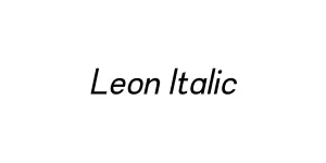 Leon Italic Font