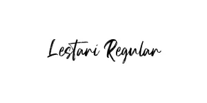 Lestari Regular Font