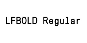 LFBOLD Regular Font