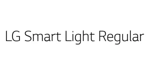 LG Smart Light Regular Font