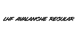 LHF Avalanche Regular Font