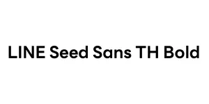 LINE Seed Sans TH Bold Font
