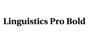 Linguistics Pro Bold Font
