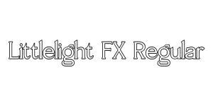 Littlelight FX Regular Font