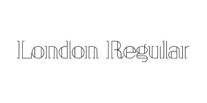 London Regular Font