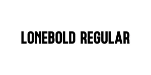Lonebold Regular Font