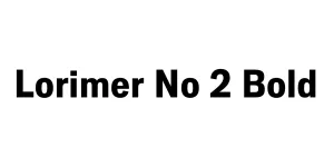 Lorimer No 2 Bold Font