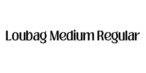 Loubag Medium Regular Font
