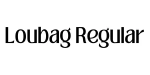 Loubag Regular Font