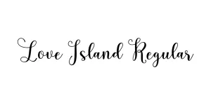 Love Island Regular Font