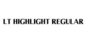 LT Highlight Regular Font