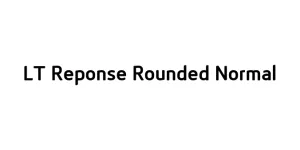 LT Reponse Rounded Normal Font