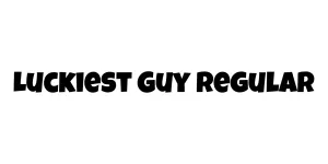 Luckiest Guy Regular Font