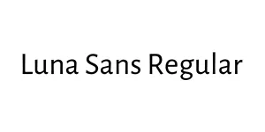 Luna Sans Regular Font