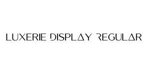 Luxerie Display Regular Font