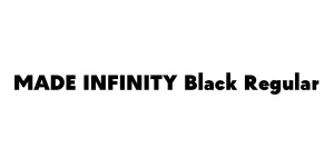 MADE INFINITY Black Regular Font