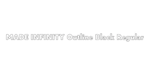 MADE INFINITY Outline Black Regular Font