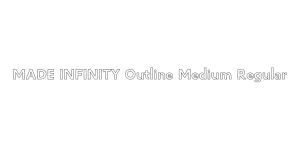 MADE INFINITY Outline Medium Regular Font