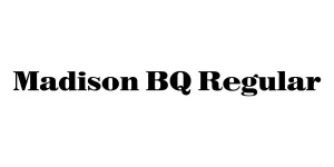 Madison BQ Regular Font