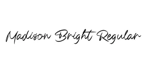 Madison Bright Regular Font