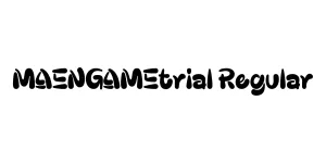 MAENGAMEtrial Regular Font