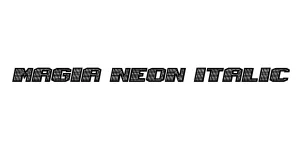 Magia Neon Italic Font
