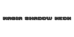 Magia Shadow Neon Font