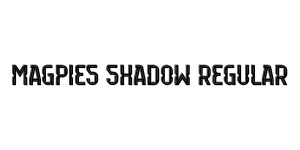 Magpies Shadow Regular Font