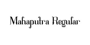 Mahaputra Regular Font
