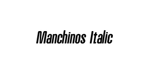 Manchinos Italic Font