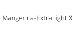Mangerica-ExtraLight ☞ Font