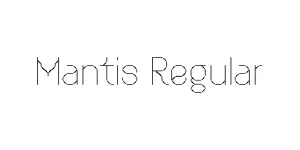Mantis Regular Font